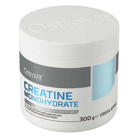 Creatine Monohydrate 300 g green apple
