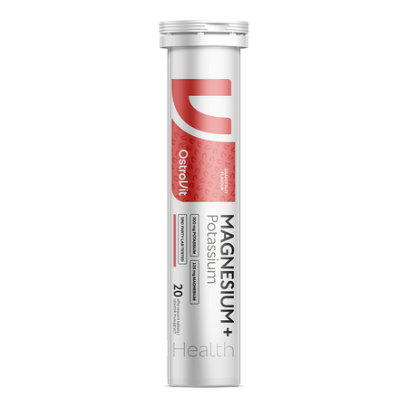 Efervescente Magnesium + Potassium 20 effervescent tablets grapefruit
