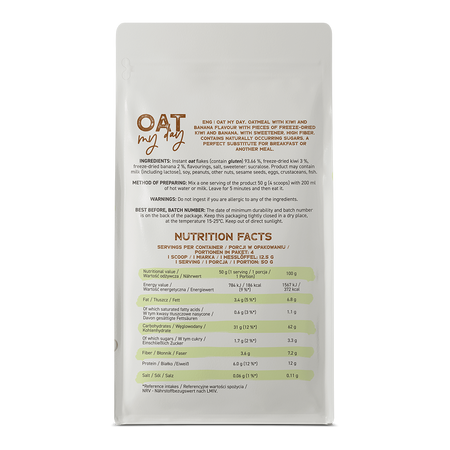 Aveia Oat My Day 200 g kiwi and banana