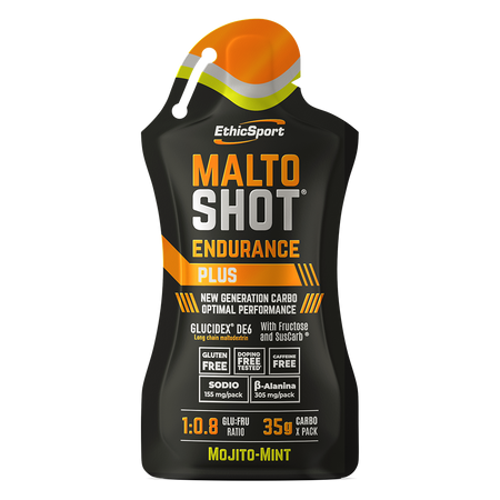 Gel Malto Shot Endurance Plus 50 ml mojito-mint