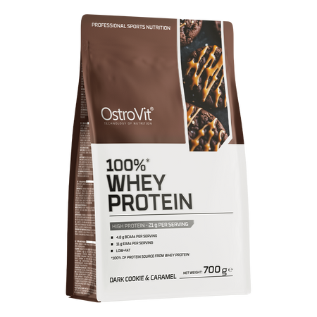 100% Whey Protein 700 g dark cookies with caramel