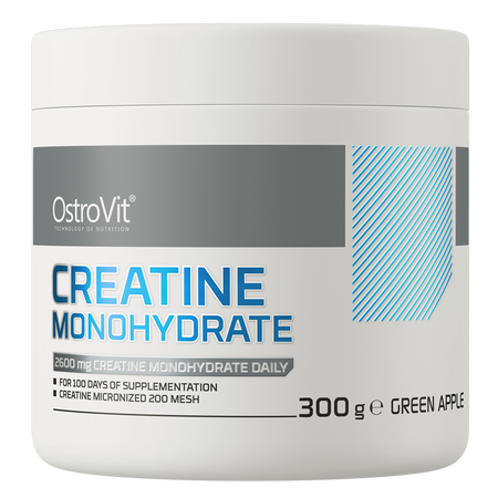 Creatine Monohydrate 300 g green apple