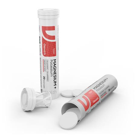 Efervescente Magnesium + Potassium 20 effervescent tablets grapefruit